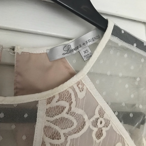 NWOT Lovers & Friends lace two piece skirt set - Picture 4 of 7